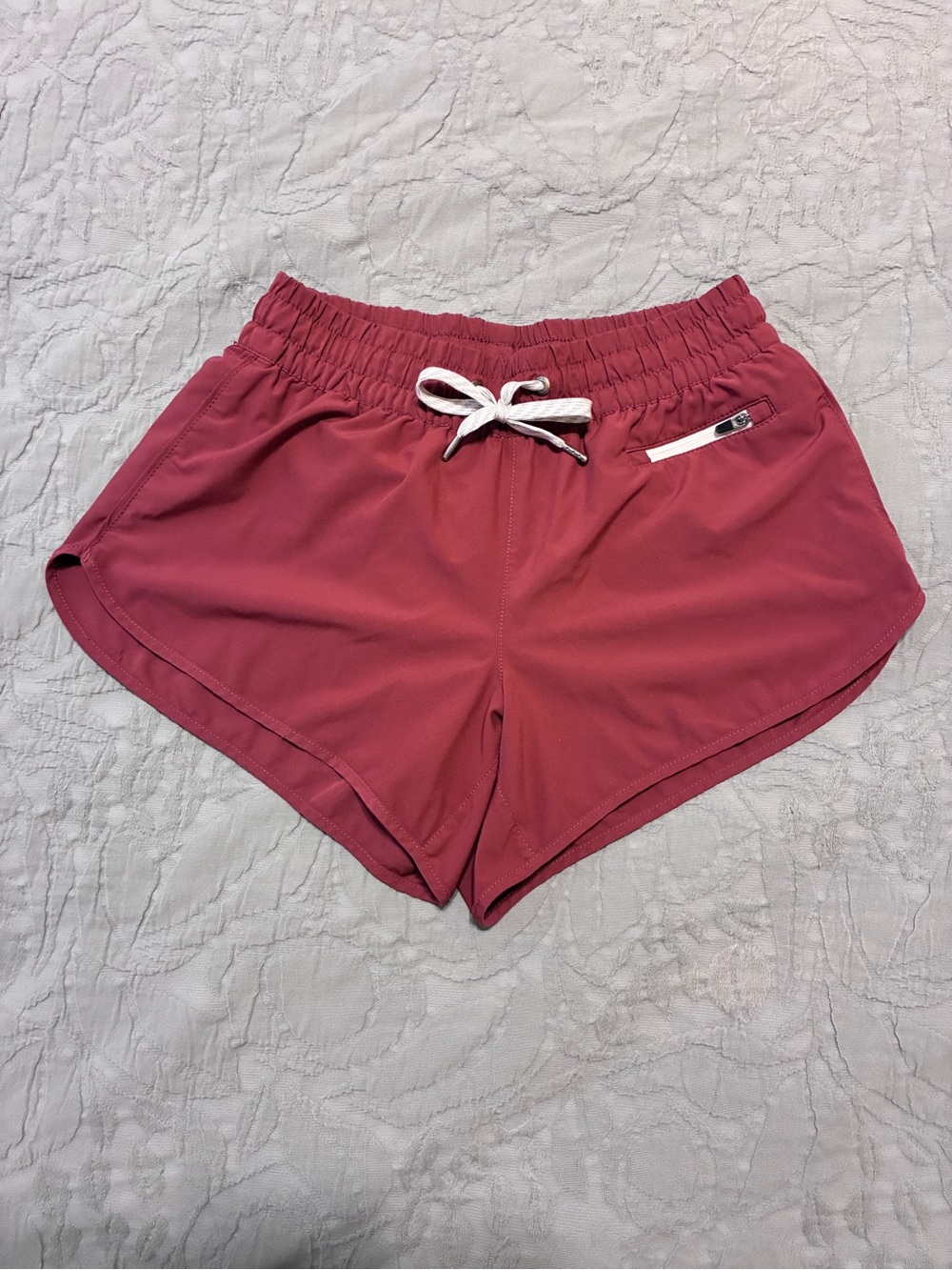 Vuori Women's Athletic Shorts in Dusty Rose
